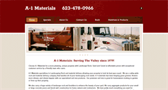 Desktop Screenshot of a-1materialsrocksupply.com
